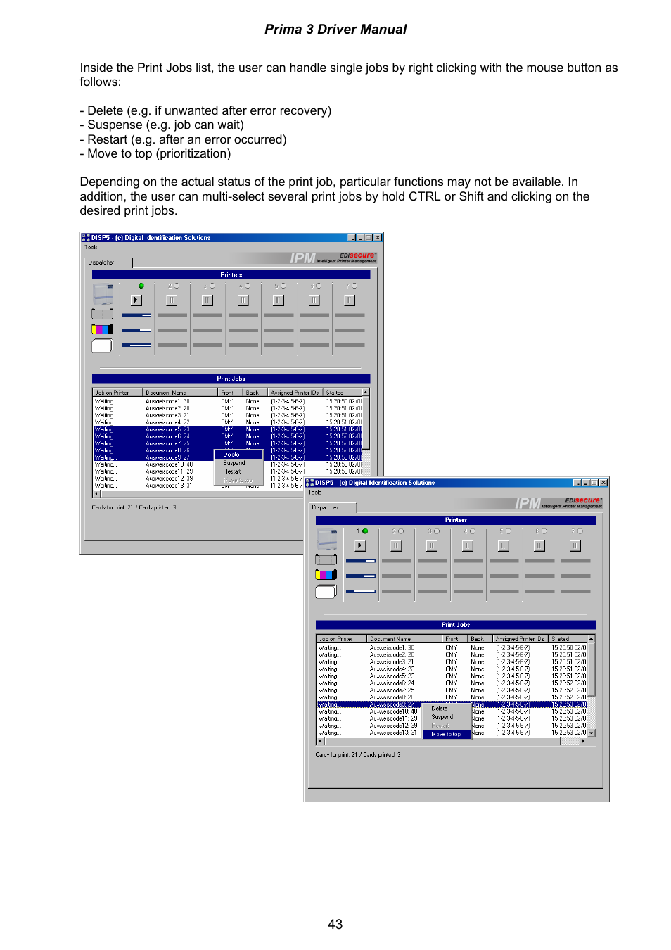 Ultra electronic Prima 3 XID590ie User Manual | Page 43 / 82