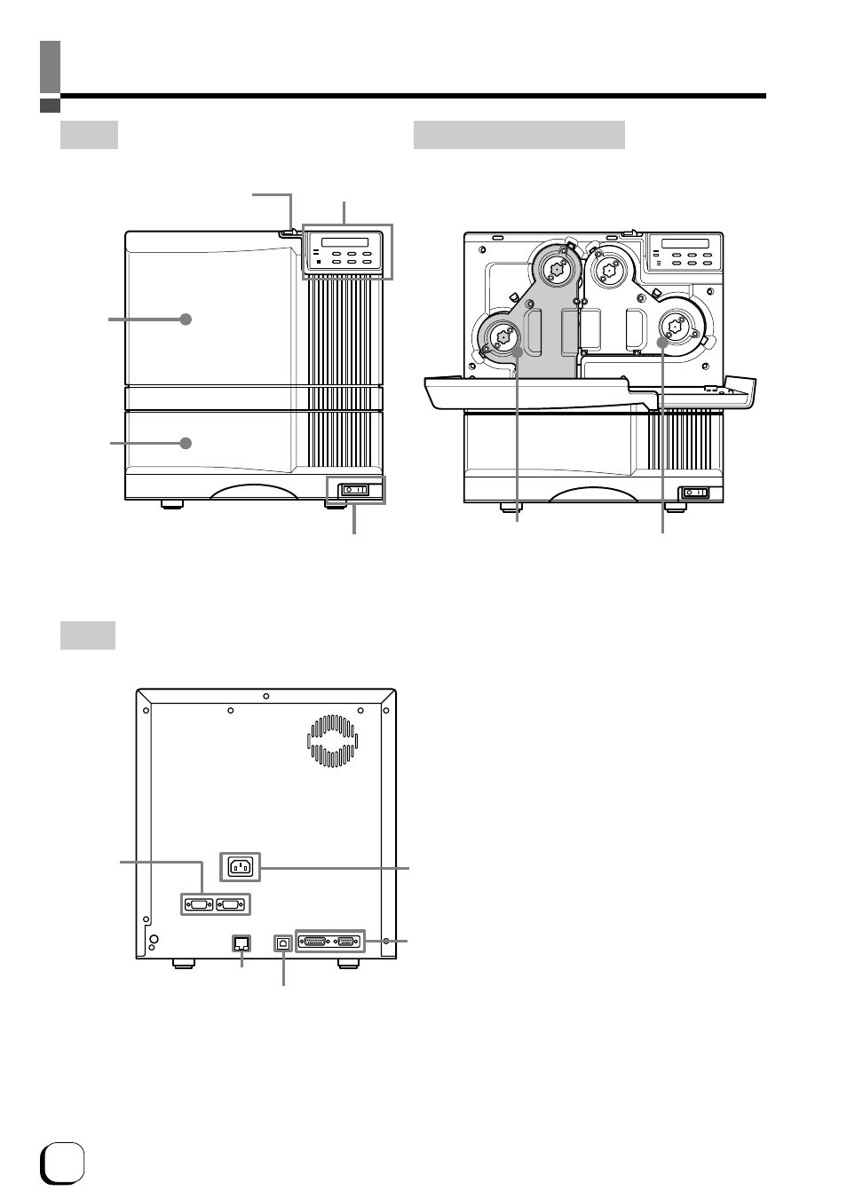 Names of parts | Ultra electronic Prima 3 User Manual | Page 10 / 53