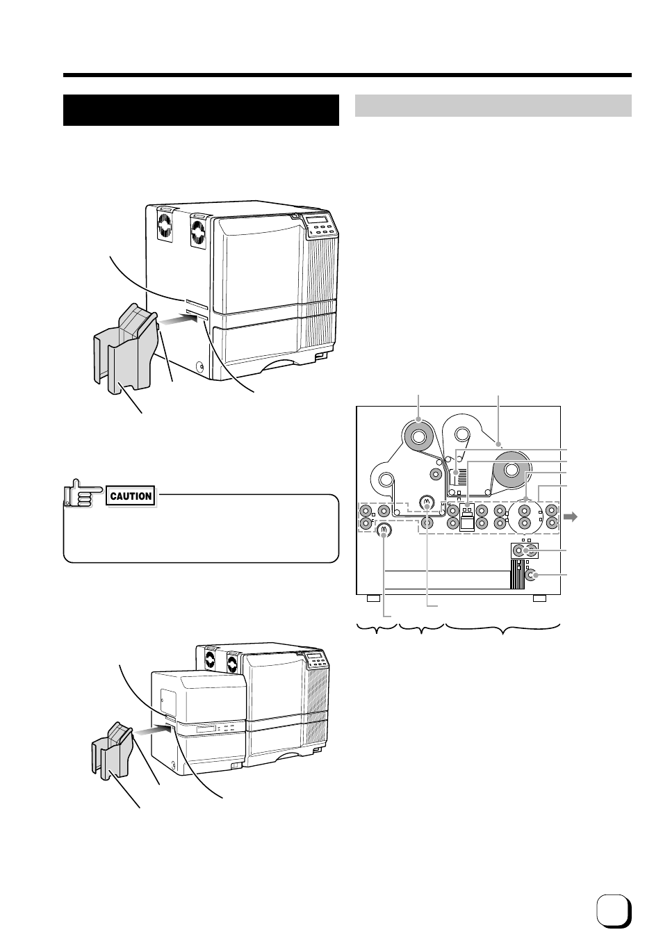 Installing the card stacker, 13 (to the next page) | Ultra electronic Prima 3 User Manual | Page 13 / 53