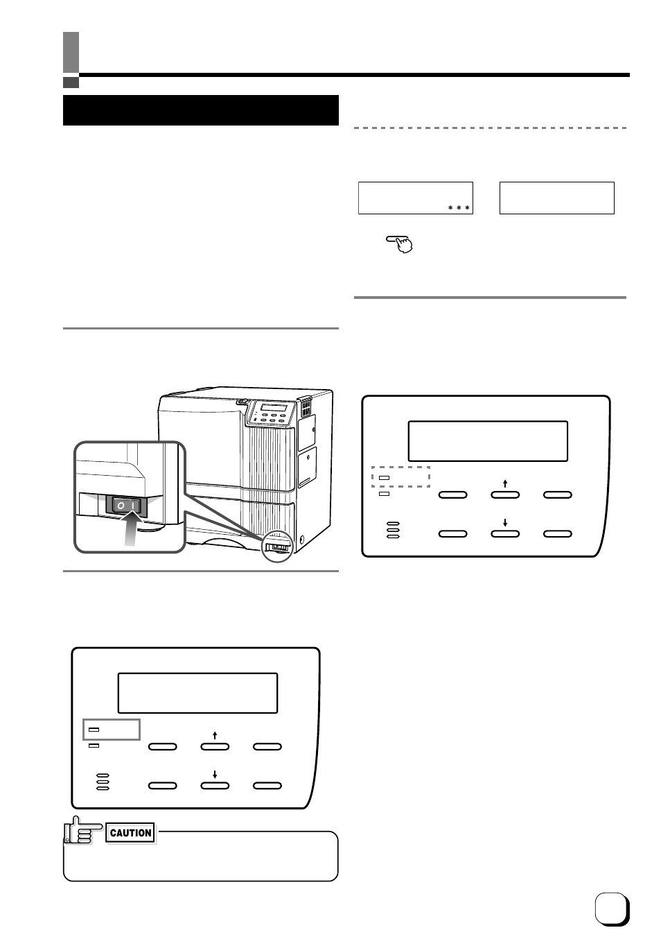 Operation, Turning on the power | Ultra electronic Prima 3 User Manual | Page 25 / 53