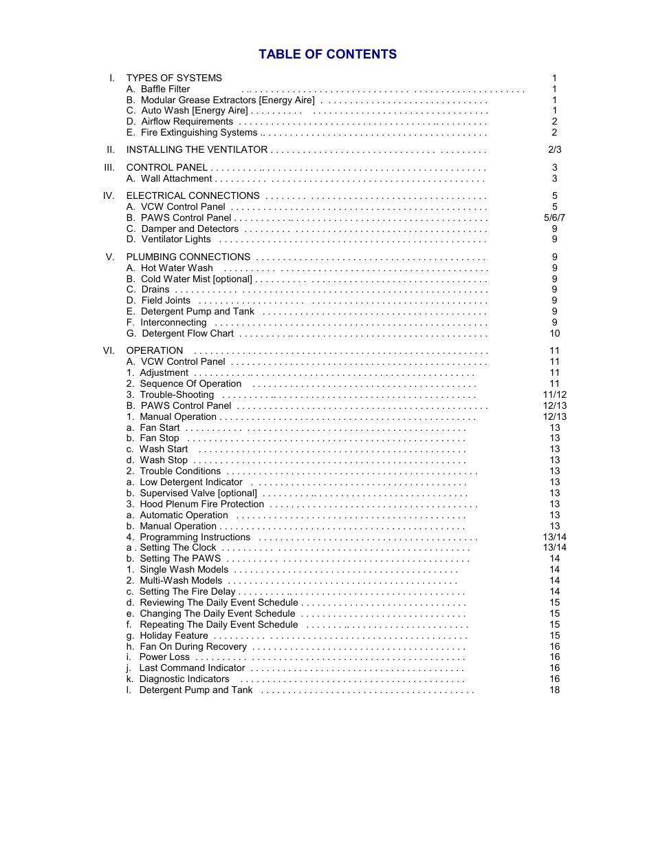 Unified Brands VENTILATION SYSTEMS User Manual | Page 2 / 33