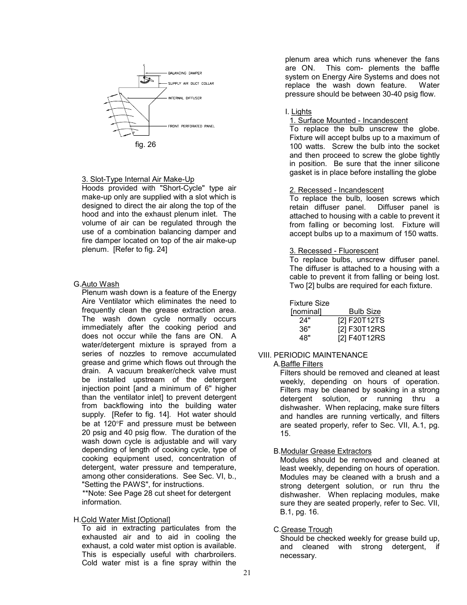 Unified Brands VENTILATION SYSTEMS User Manual | Page 24 / 33