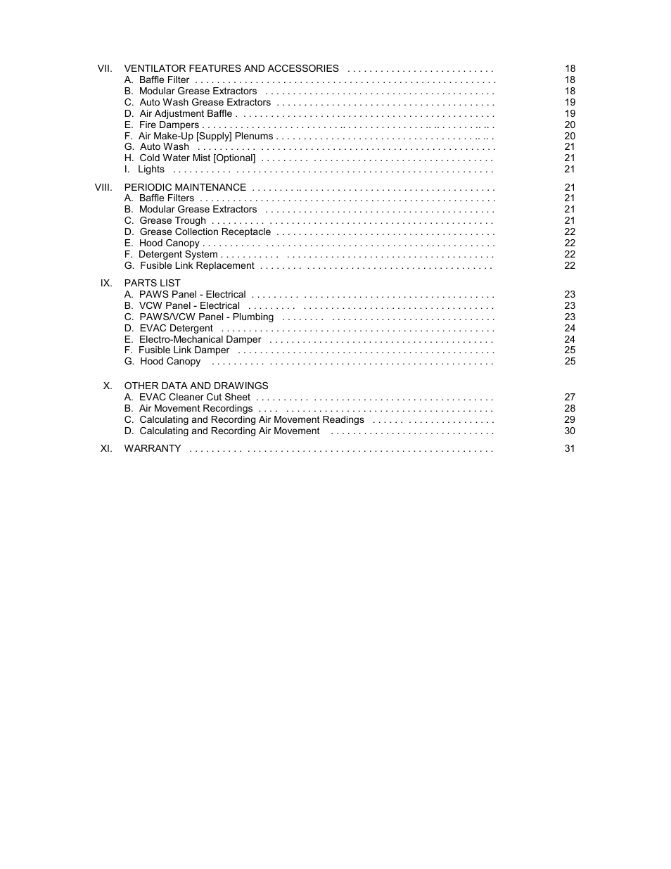 Unified Brands VENTILATION SYSTEMS User Manual | Page 3 / 33