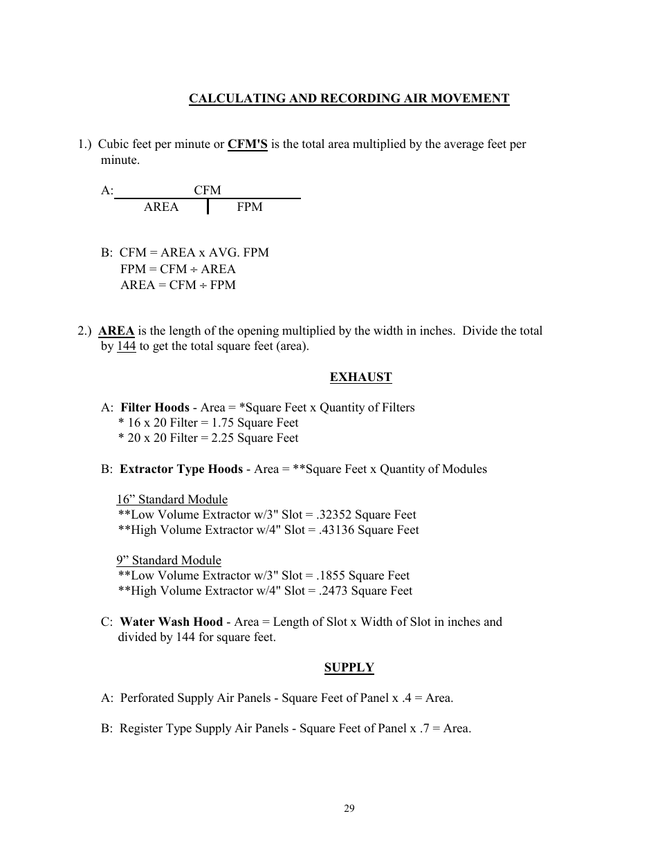 Unified Brands VENTILATION SYSTEMS User Manual | Page 32 / 33