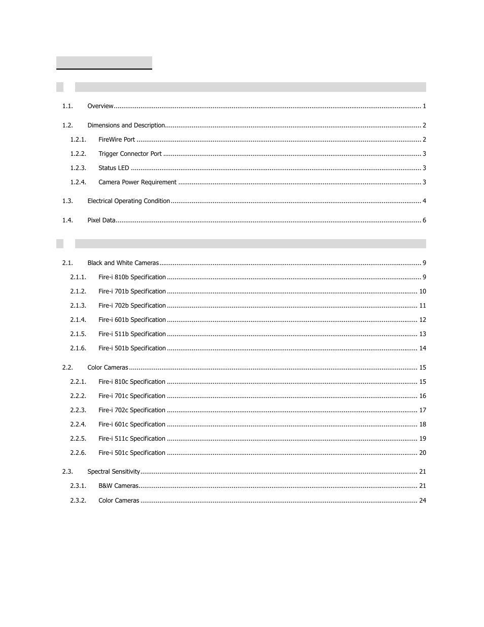 Unibrain 501 User Manual | Page 4 / 82