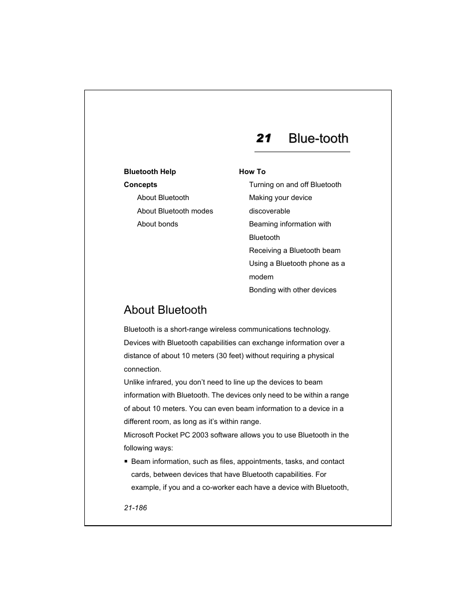 About bluetooth | Unitech PA950 User Manual | Page 186 / 204