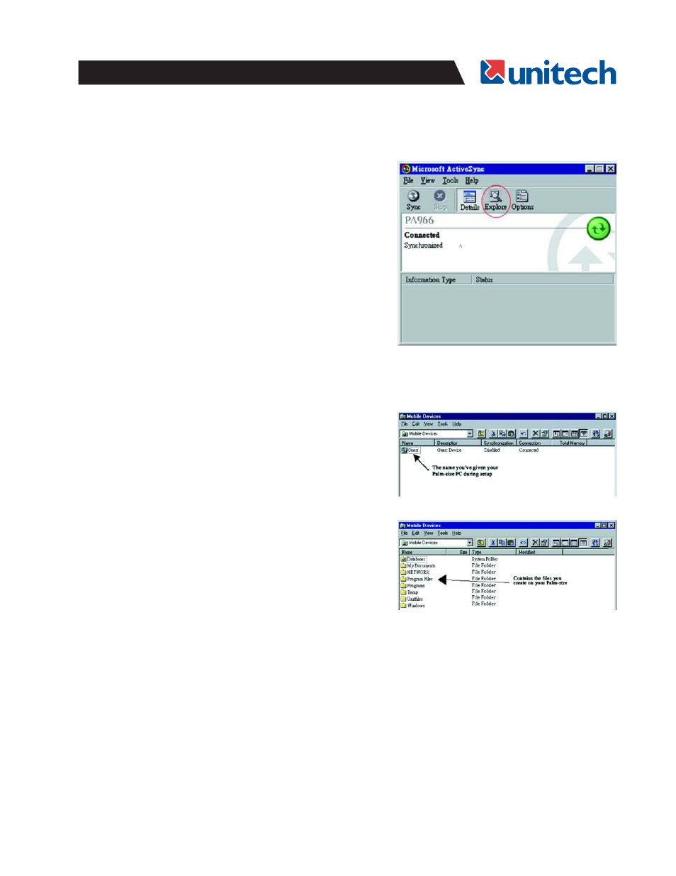 Unitech PA966 User Manual | Page 37 / 54