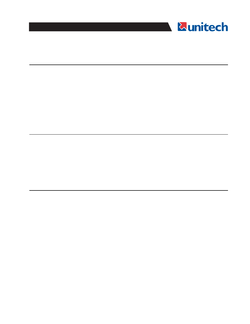 Appendix a: technical specifications | Unitech PA966 User Manual | Page 47 / 54