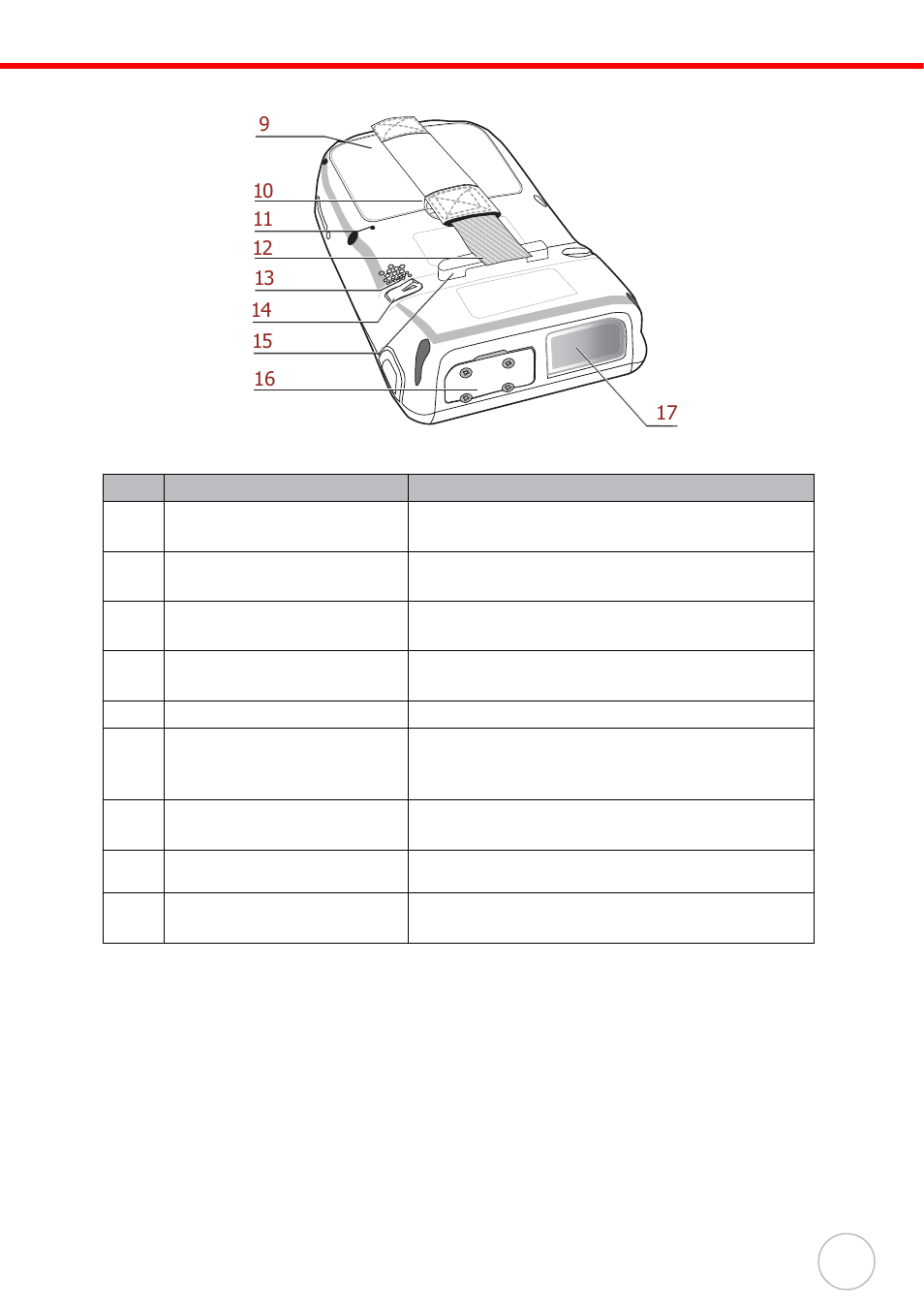 Back view | Unitech PA600 User Manual | Page 13 / 51