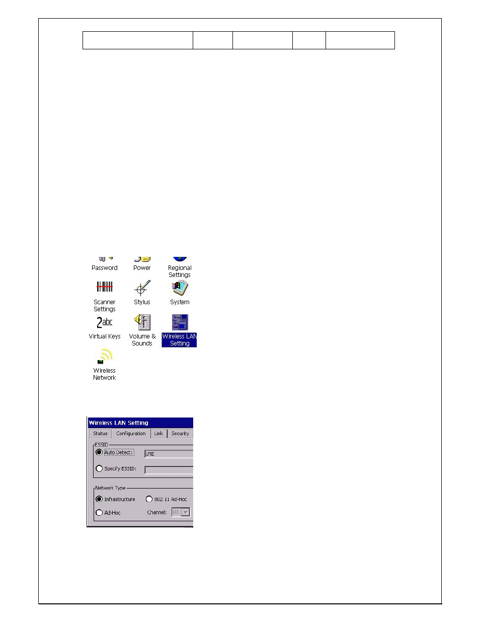 3 rf connection – symbol, 4 rf connection – built in rf card model | Unitech PA960 User Manual | Page 126 / 144