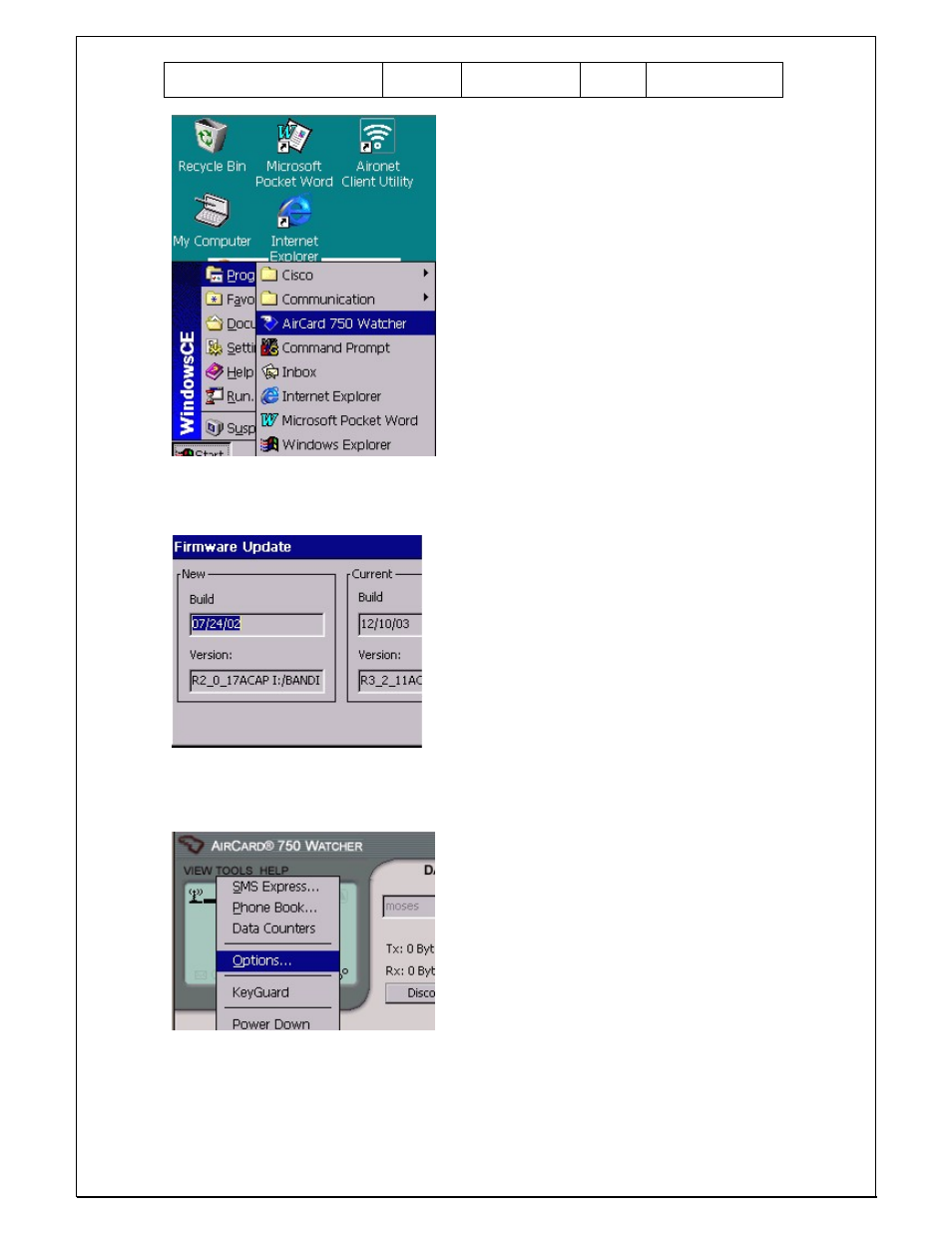 Unitech PA960 User Manual | Page 128 / 144