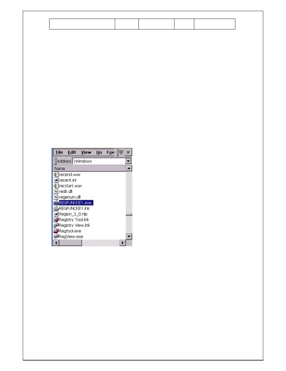 12 regfunckey | Unitech PA960 User Manual | Page 38 / 144