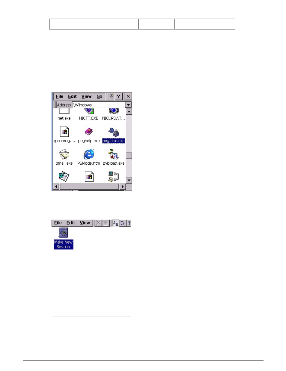 Unitech PA960 User Manual | Page 62 / 144