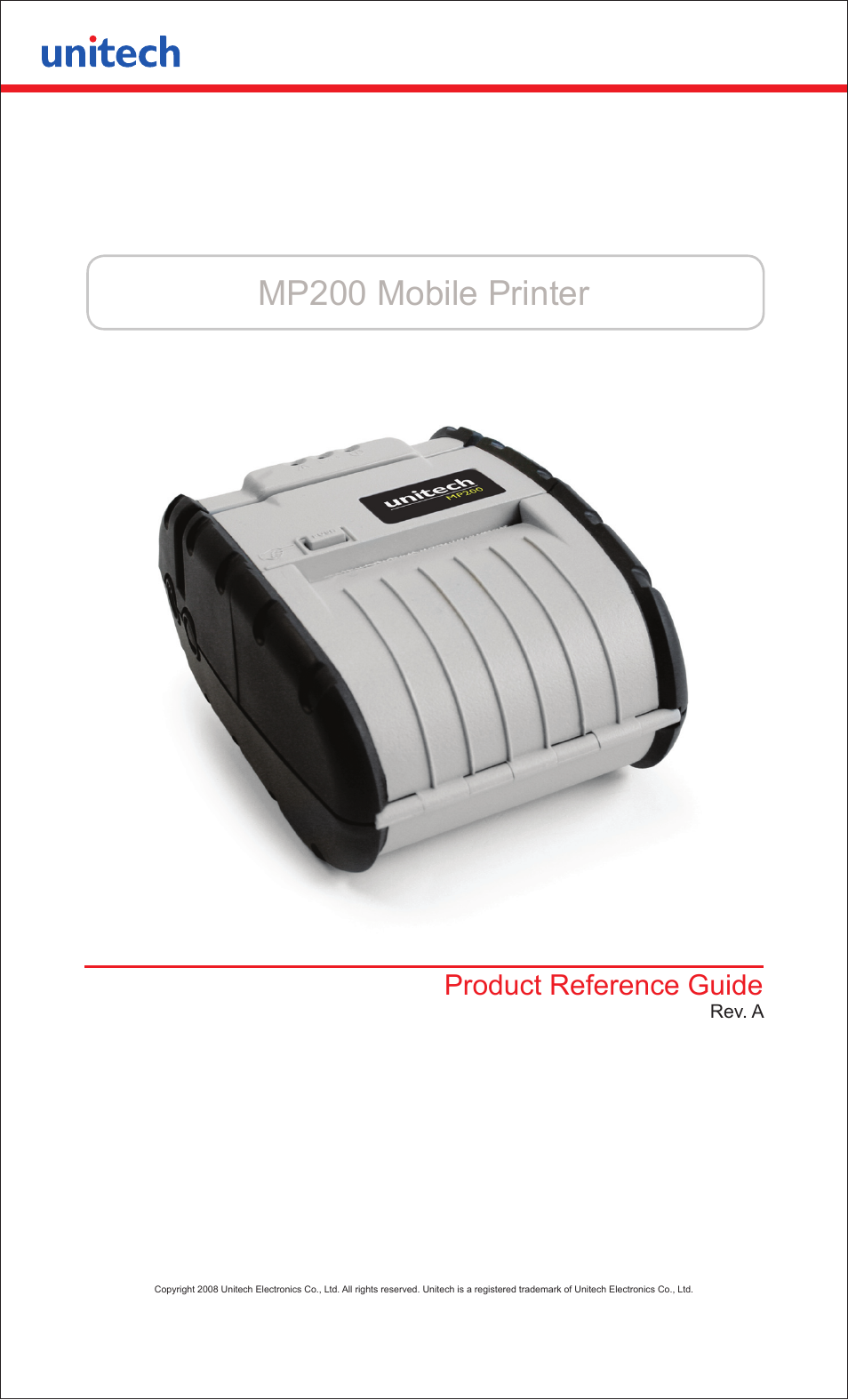 Unitech MP200 User Manual | 18 pages