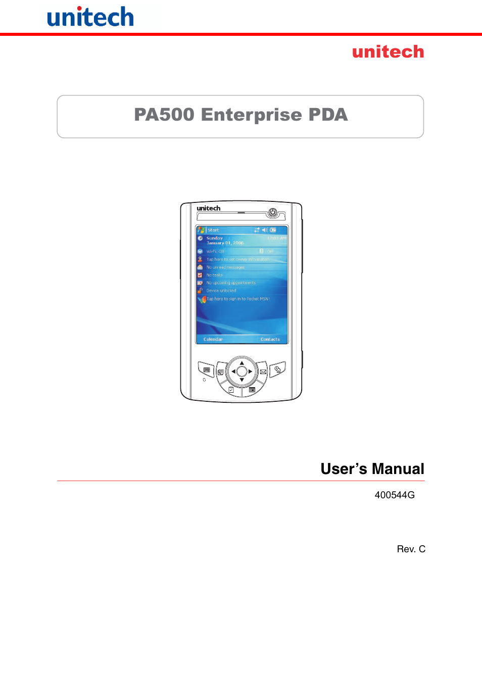 Unitech PA500 User Manual | 84 pages