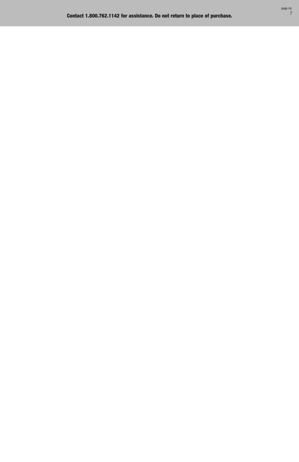 Uniflame Waf501cs User Manual | Page 7 / 8
