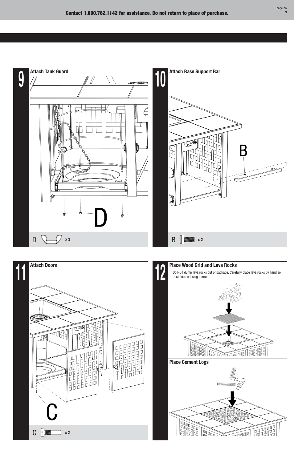 Uniflame GAD920SP User Manual | Page 7 / 12