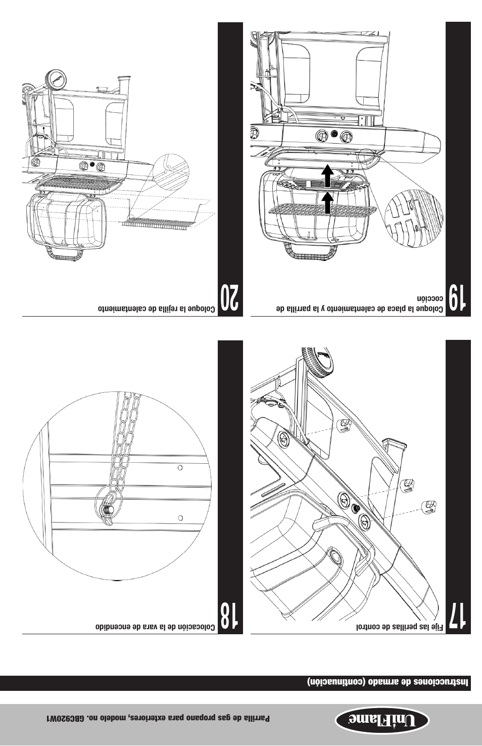 Uniflame GBC920W1 User Manual | Page 21 / 28