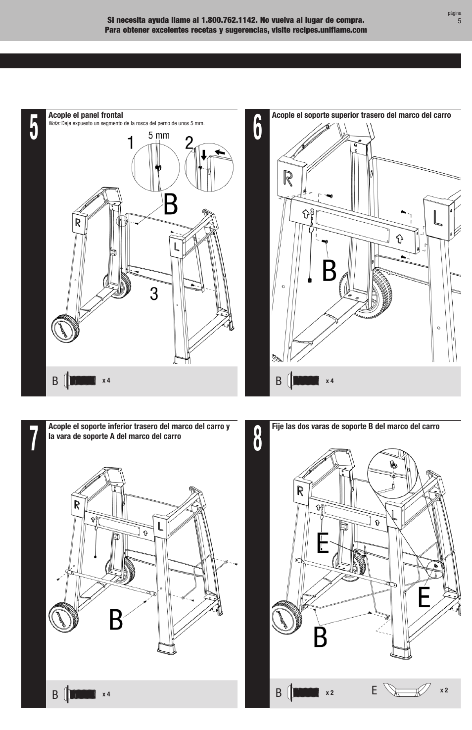 Uniflame GBC1128W User Manual | Page 19 / 28