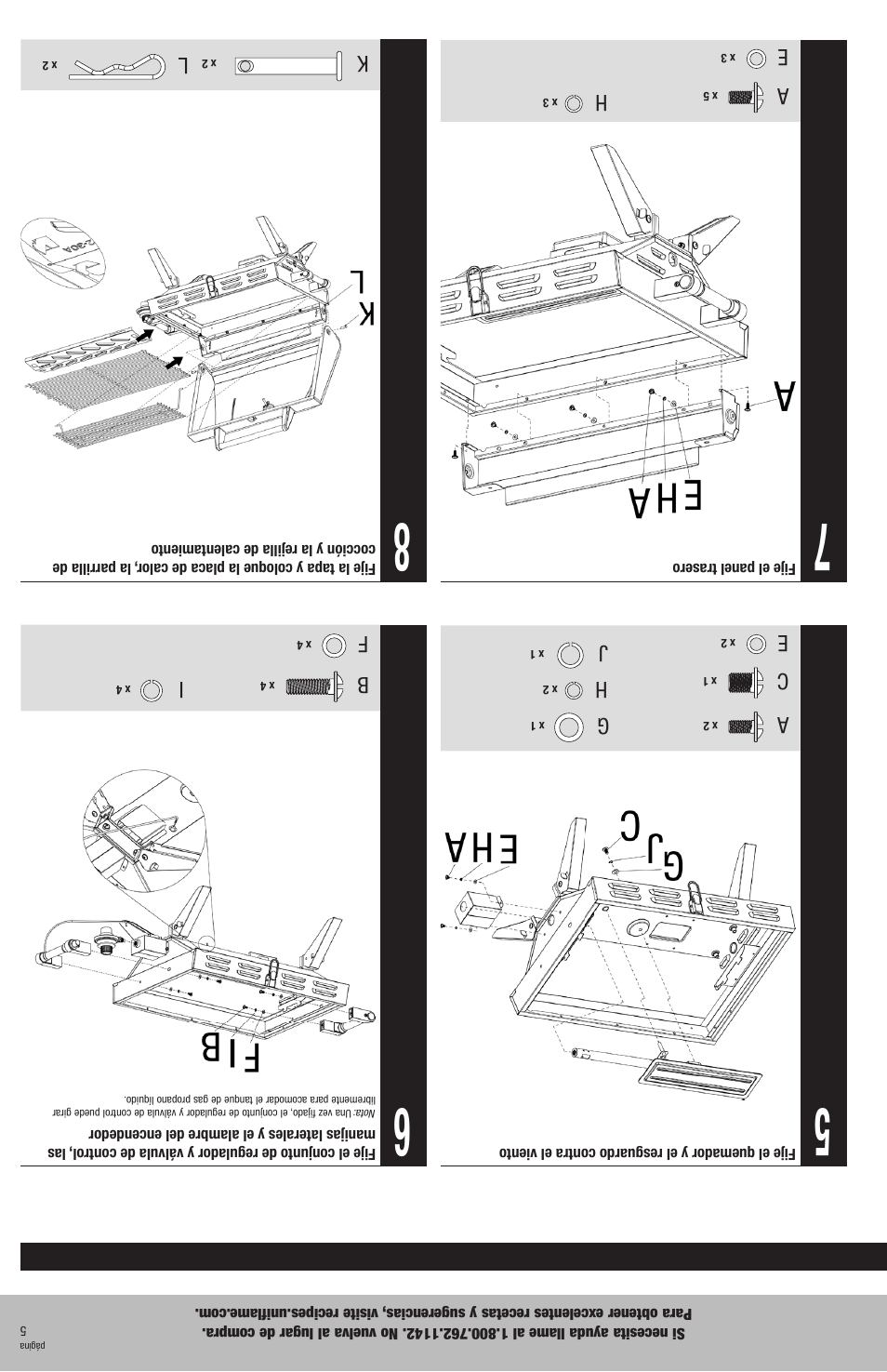 Uniflame HBT920W User Manual | Page 12 / 16