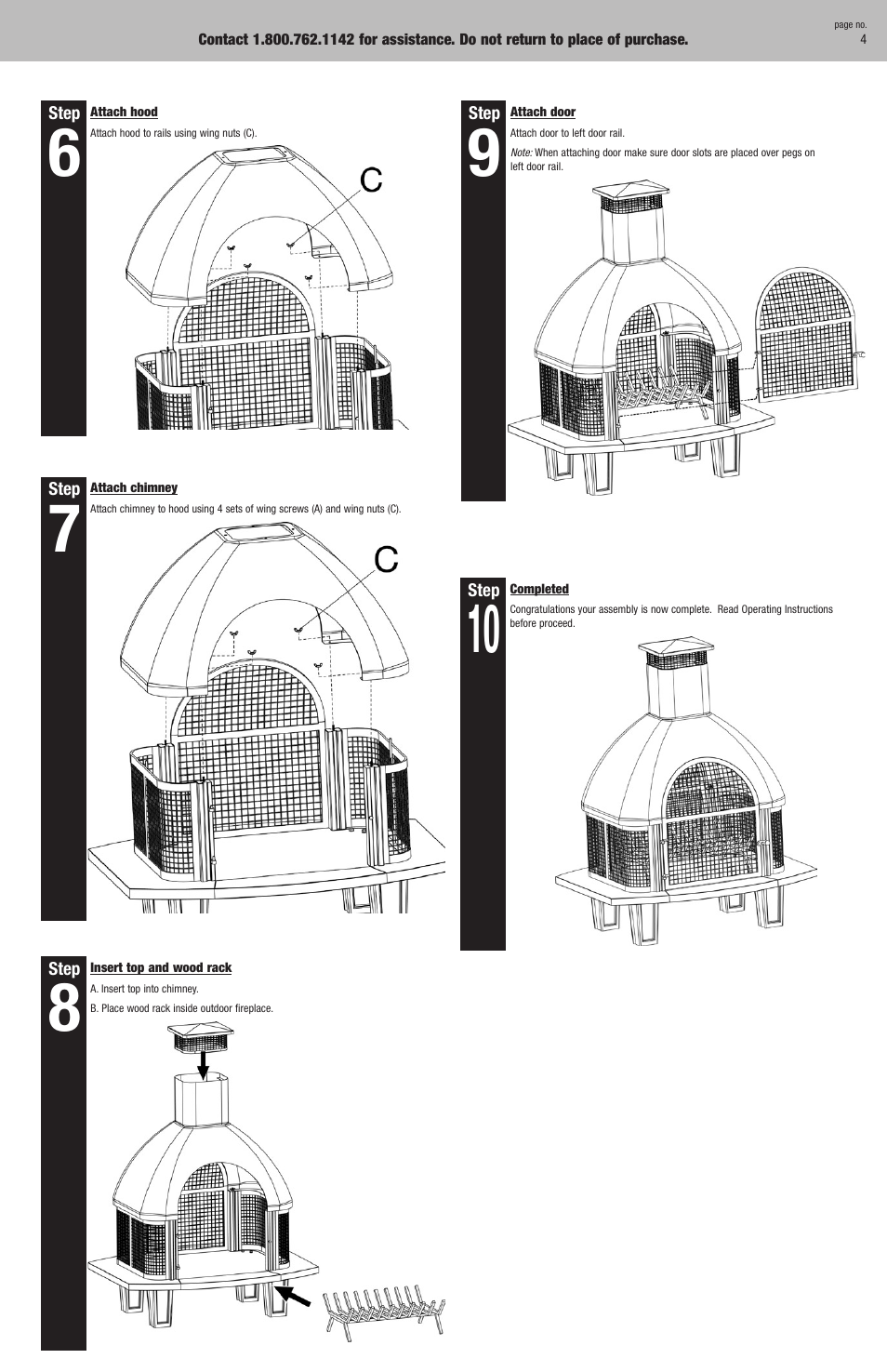 Uniflame 255635 User Manual | Page 5 / 12
