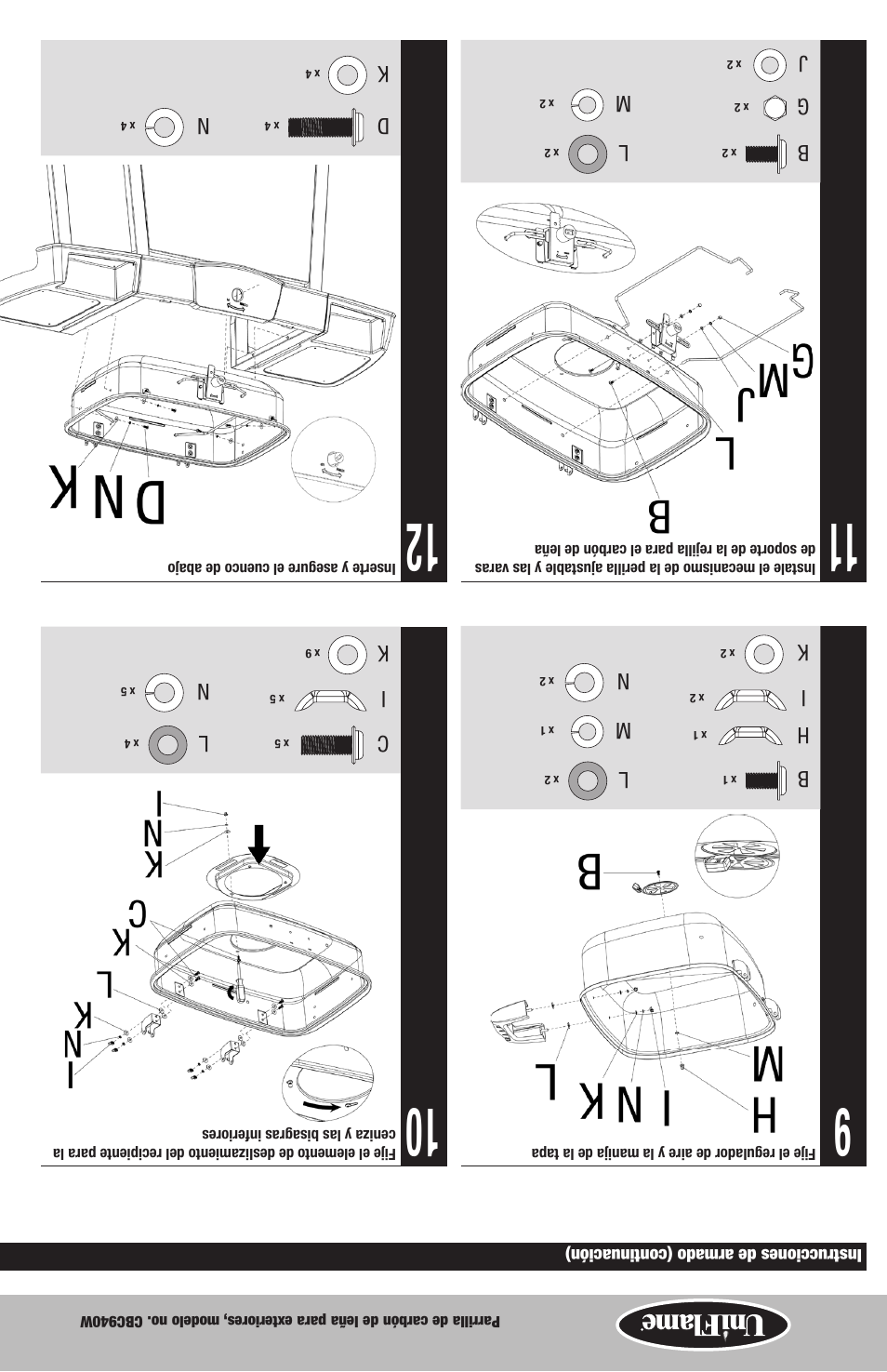 Uniflame CBC940W User Manual | Page 15 / 20