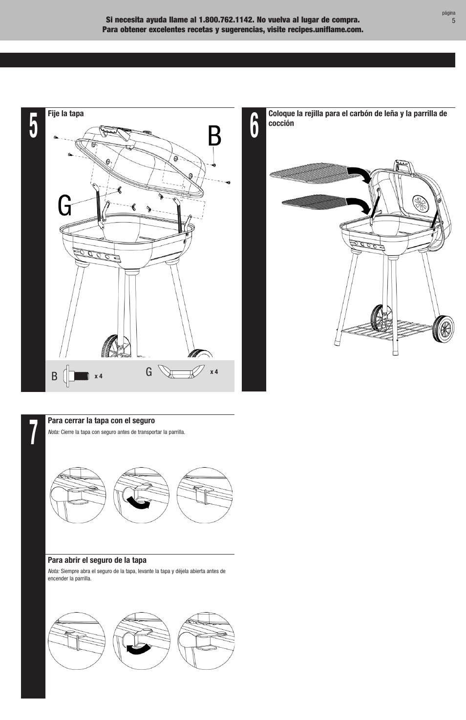 Uniflame CBC1103W User Manual | Page 13 / 16