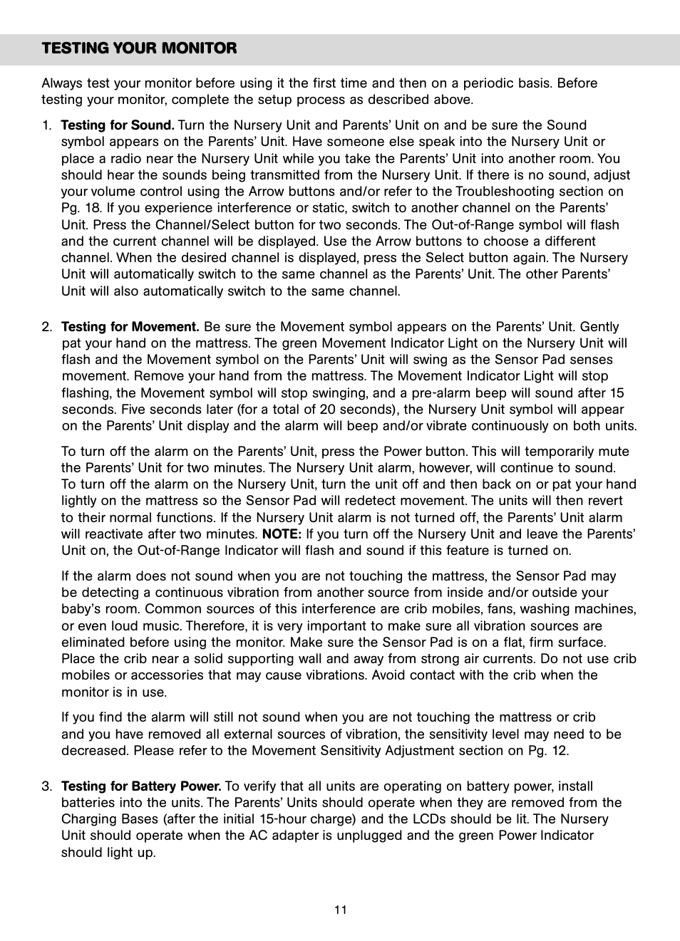 Unisar AC401-2P User Manual | Page 11 / 48