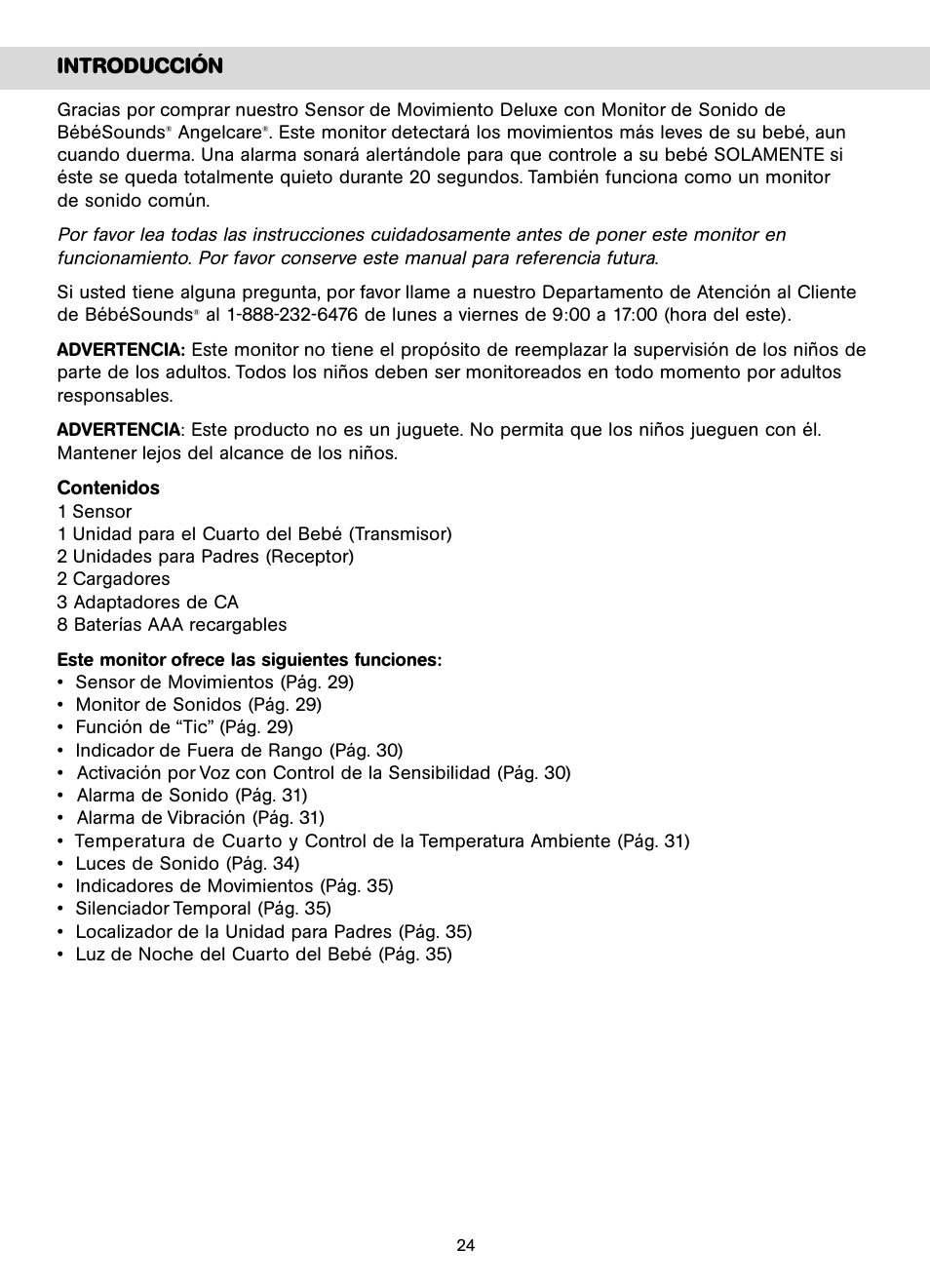 Introducción | Unisar AC401-2P User Manual | Page 24 / 48