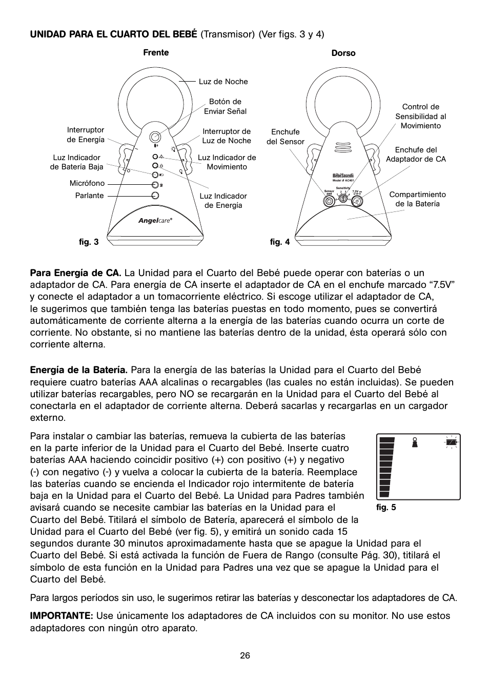 Unisar AC401-2P User Manual | Page 26 / 48