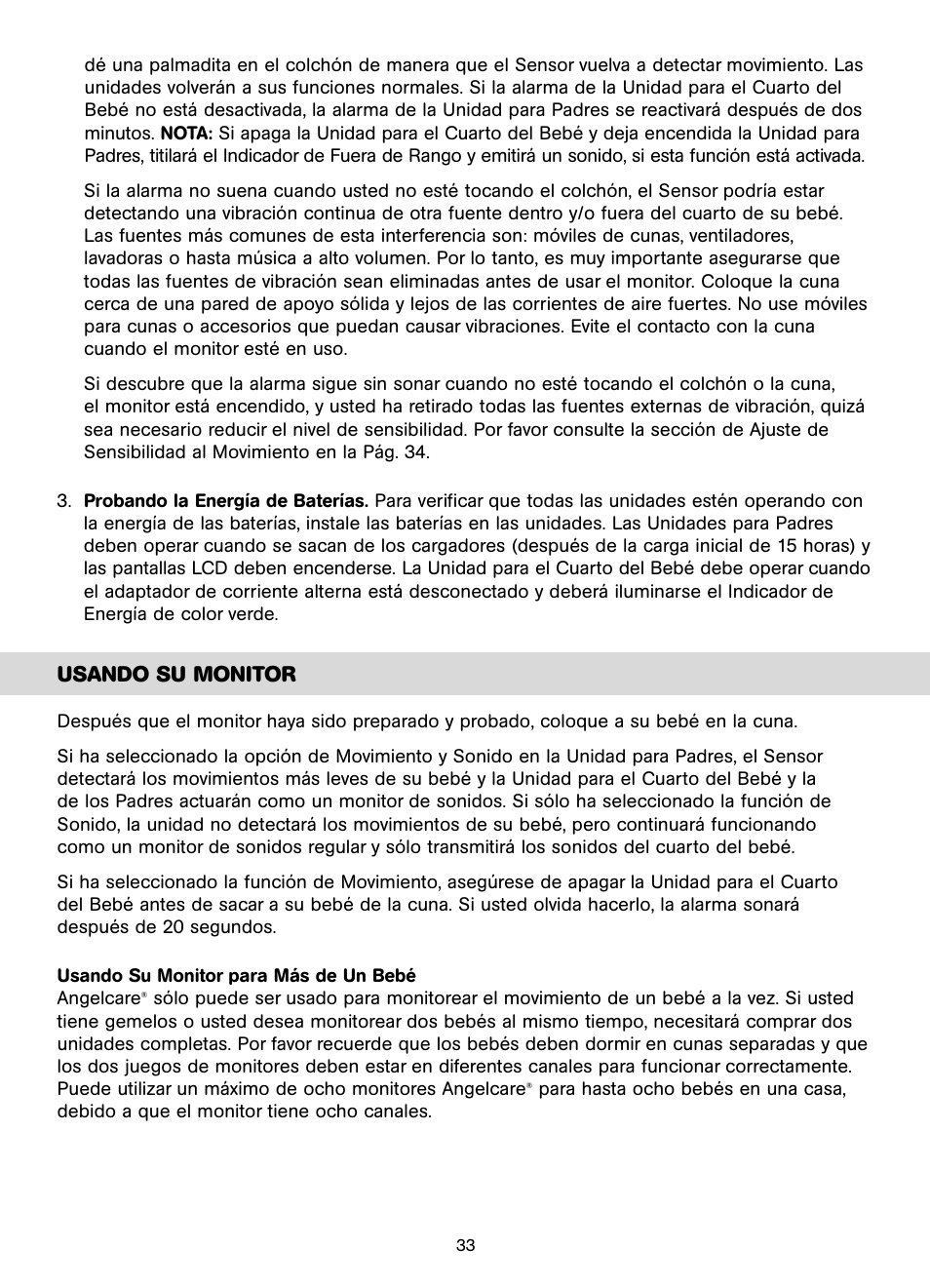 Usando su monitor | Unisar AC401-2P User Manual | Page 33 / 48