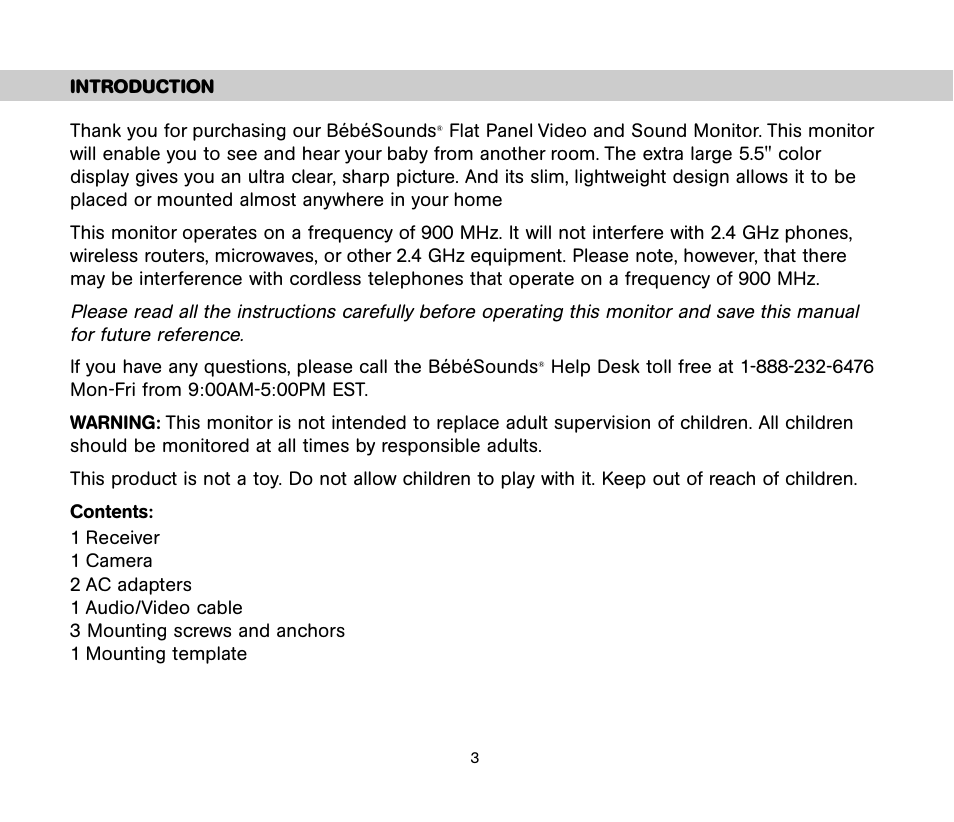 Unisar TV984 User Manual | Page 3 / 32