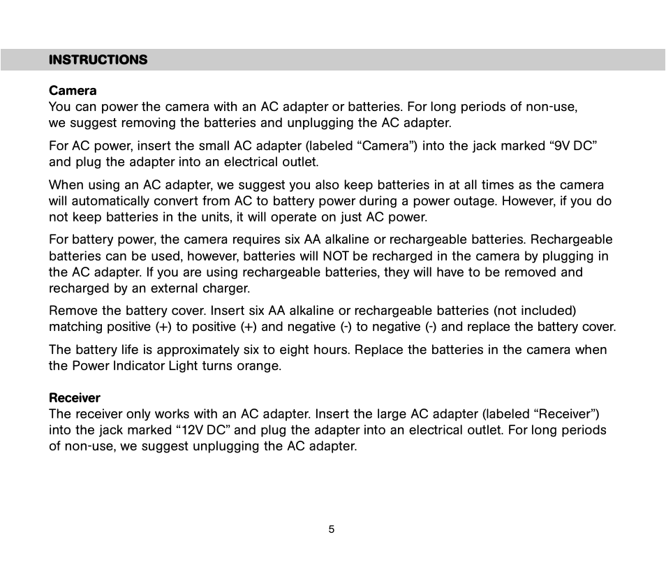 Unisar TV984 User Manual | Page 5 / 32