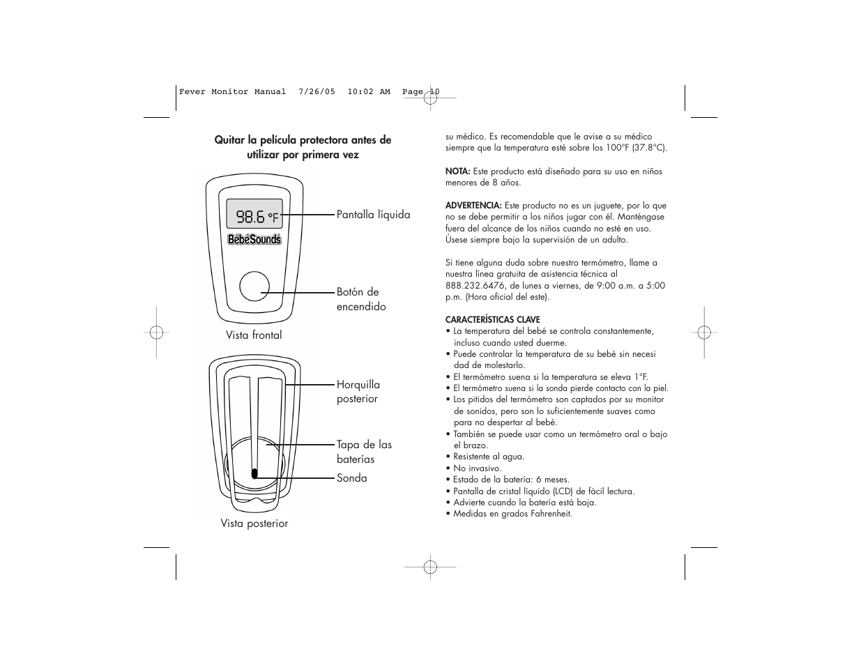 Unisar BR143 User Manual | Page 6 / 9