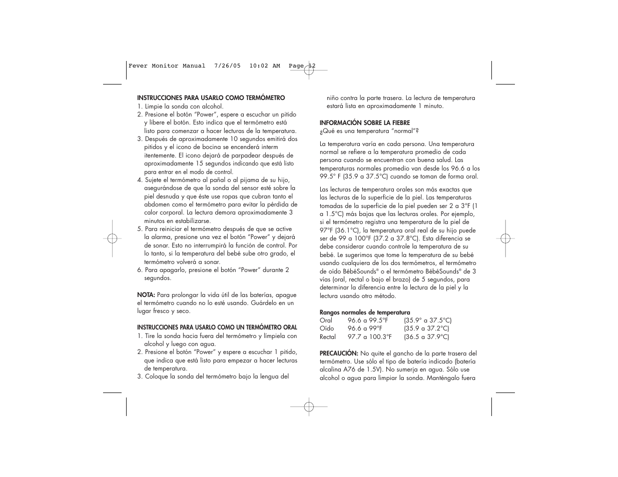 Unisar BR143 User Manual | Page 7 / 9