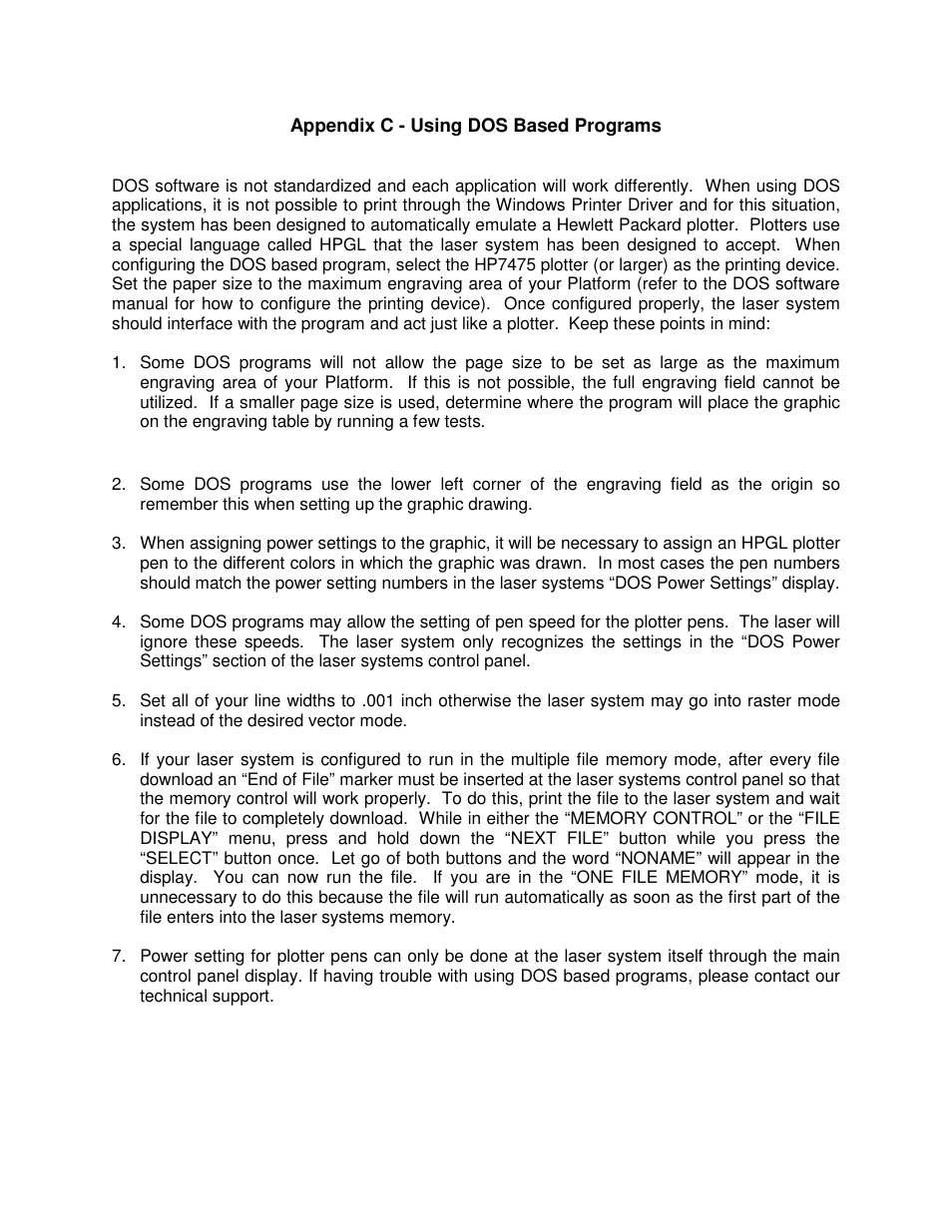Universal Laser Systems X2-600 User Manual | Page 118 / 121