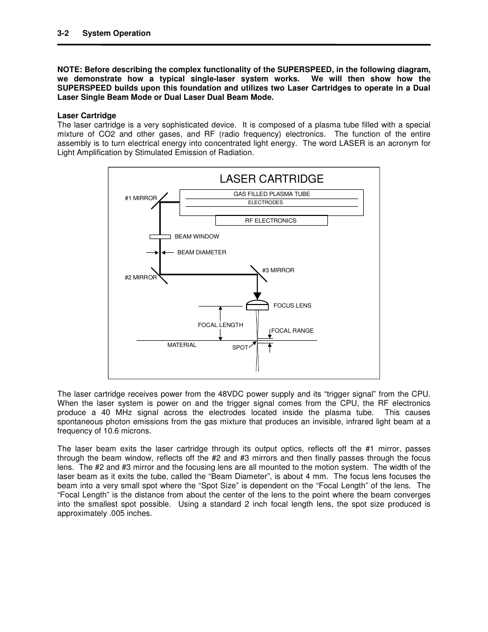 Laser cartridge | Universal Laser Systems X2-600 User Manual | Page 27 / 121