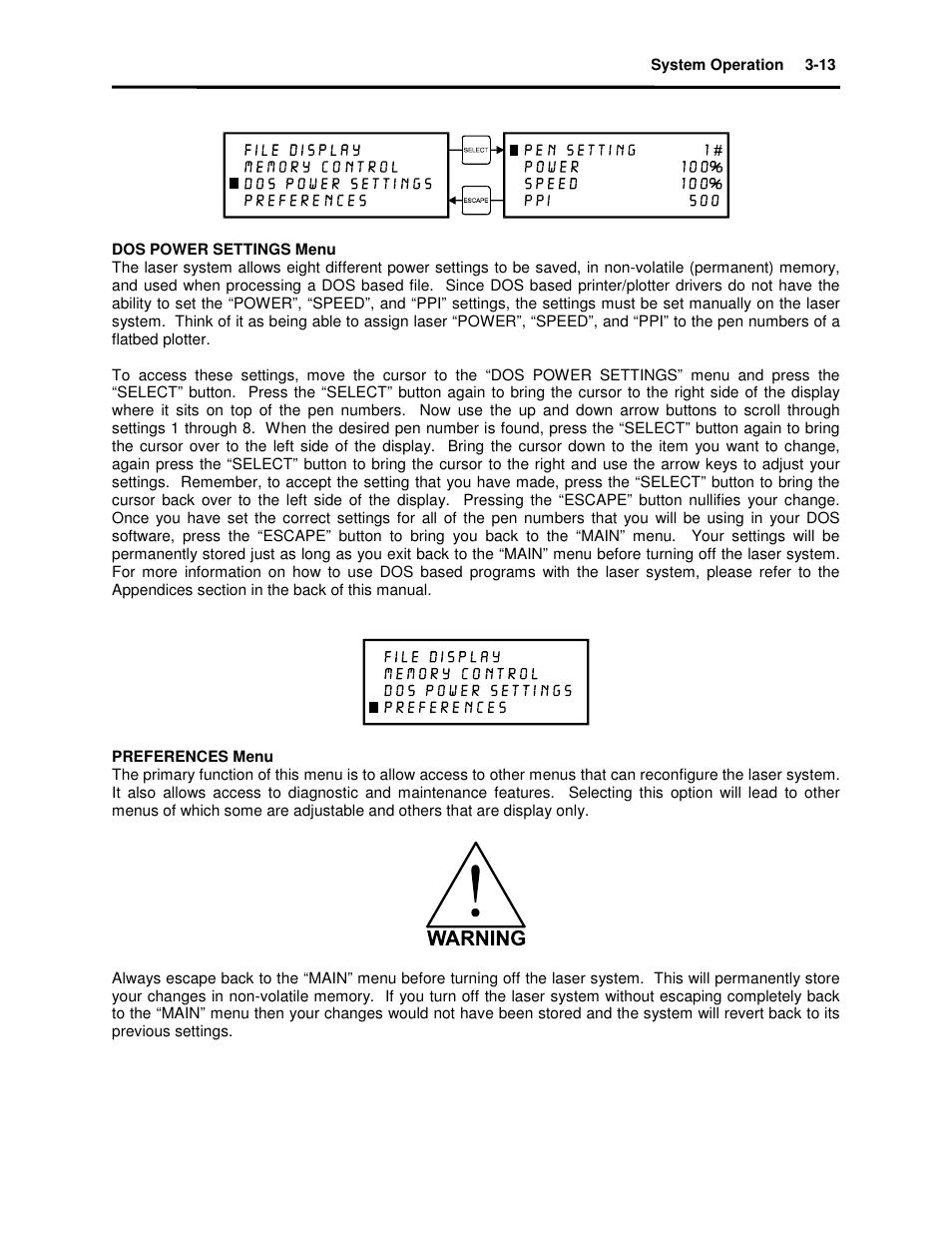 Universal Laser Systems X2-600 User Manual | Page 38 / 121