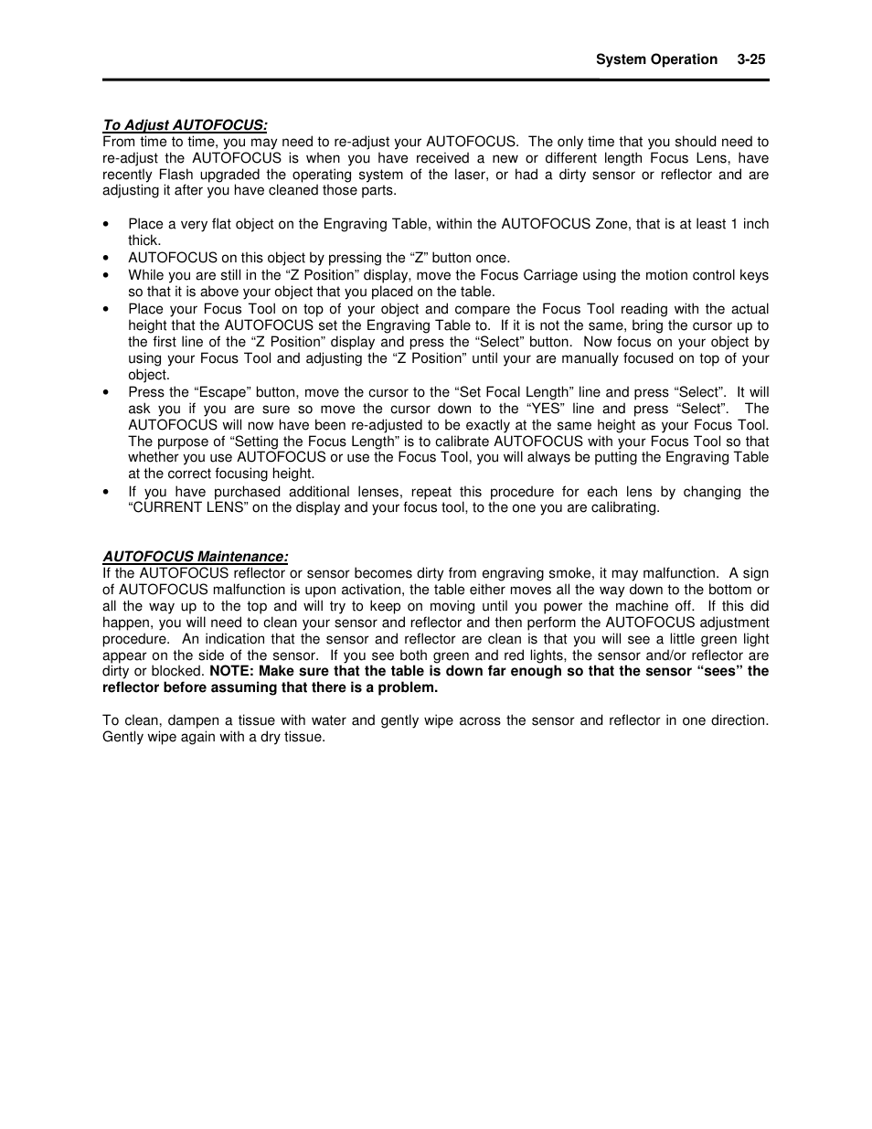 Universal Laser Systems X2-600 User Manual | Page 50 / 121