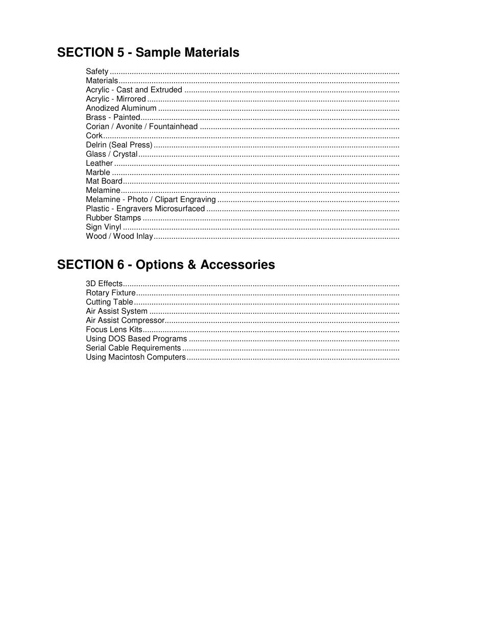 Universal Laser Systems X2-600 User Manual | Page 6 / 121