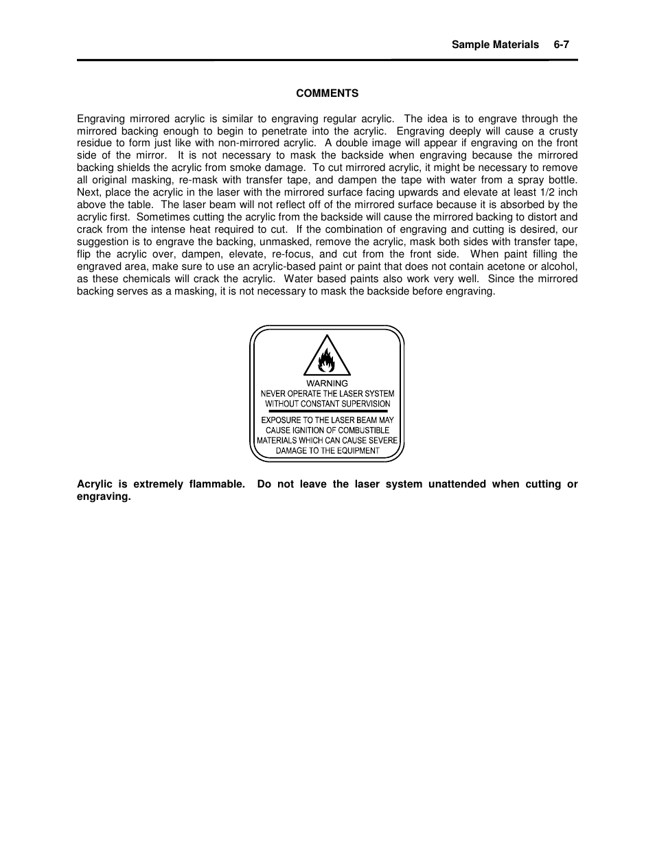 Universal Laser Systems X2-600 User Manual | Page 71 / 121