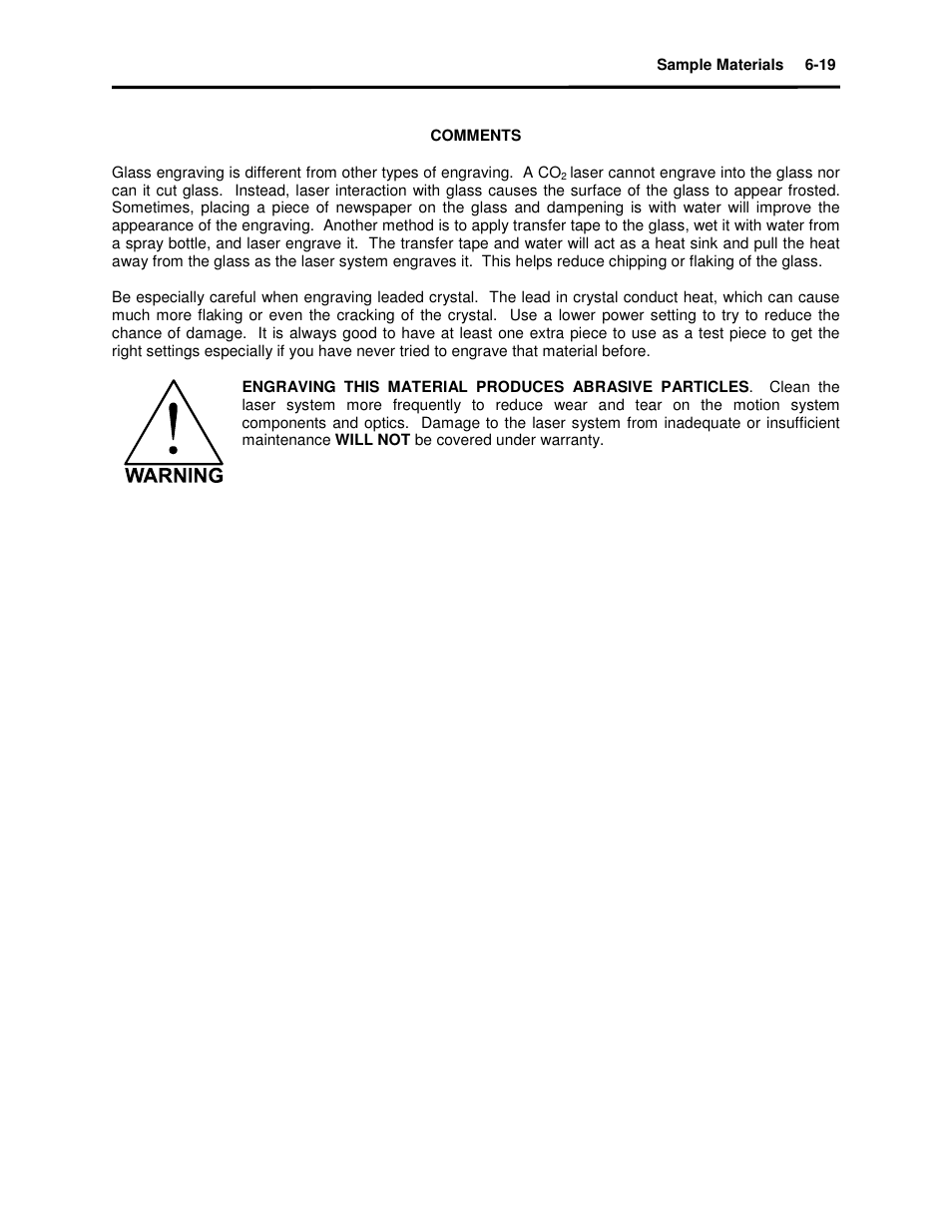 Universal Laser Systems X2-600 User Manual | Page 83 / 121