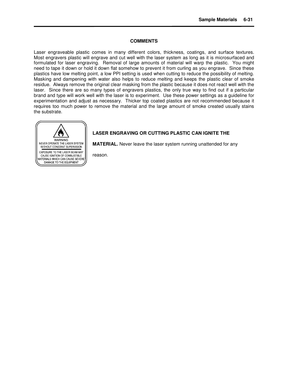 Universal Laser Systems X2-600 User Manual | Page 95 / 121
