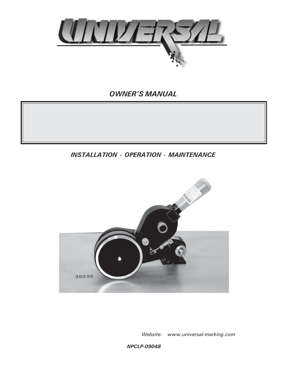Universal Laser Systems CLP-100NI-NPRT User Manual | 45 pages