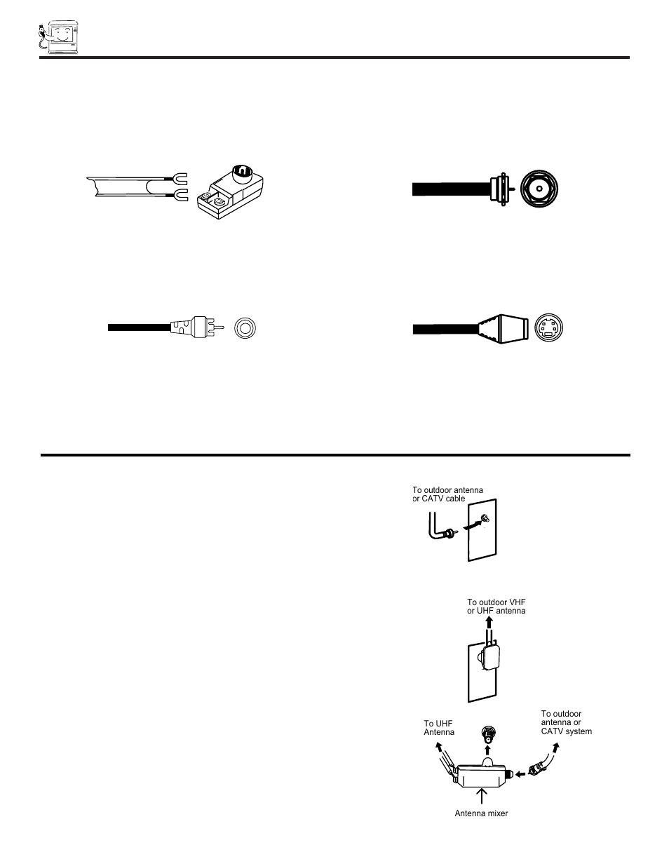 Hook-up cables and connectors | Ultratec 50DX20B User Manual | Page 6 / 64