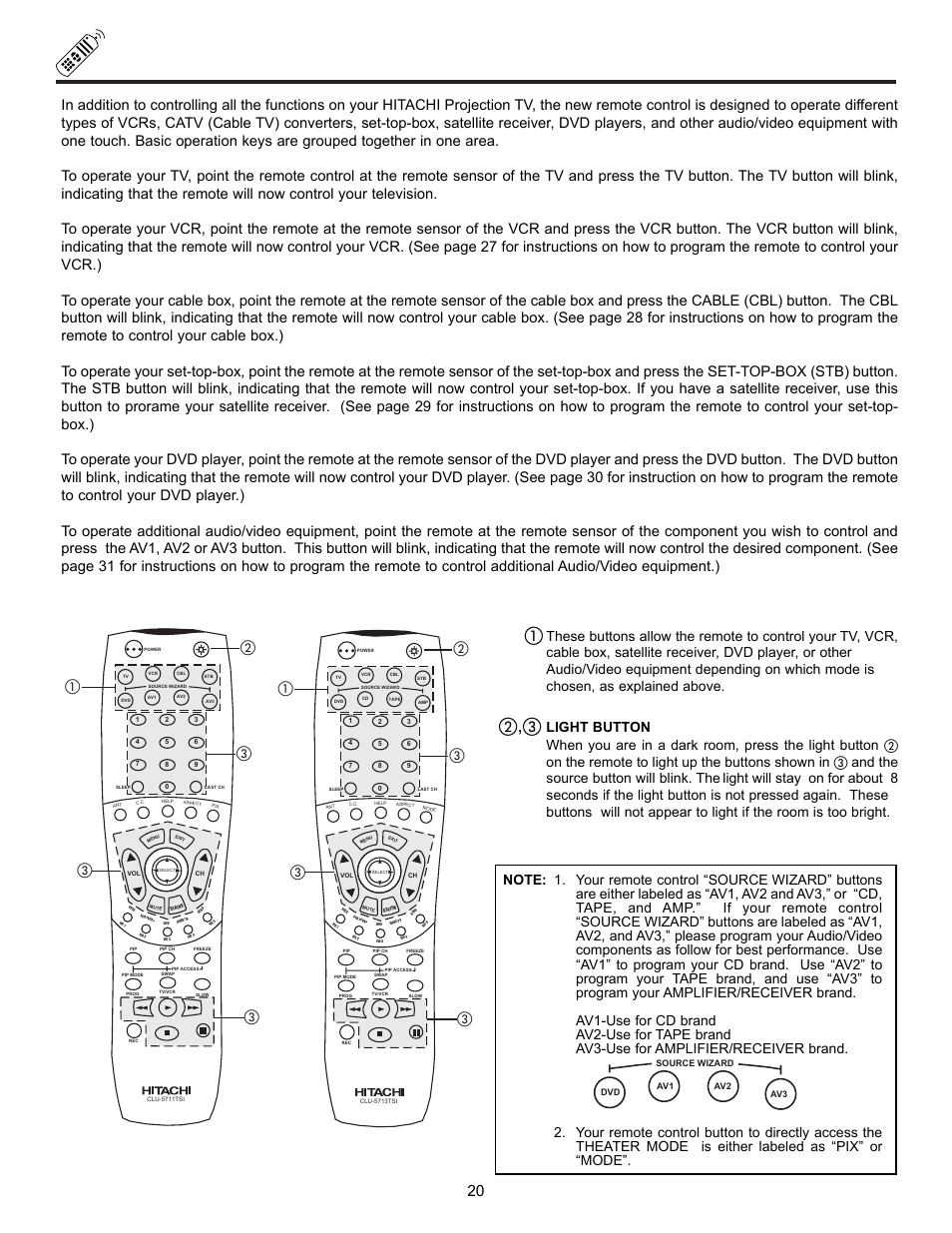 The genius remote control, ቢባ ቤ ቤ ቤ | Ultratec 43FDX10B User Manual | Page 20 / 68