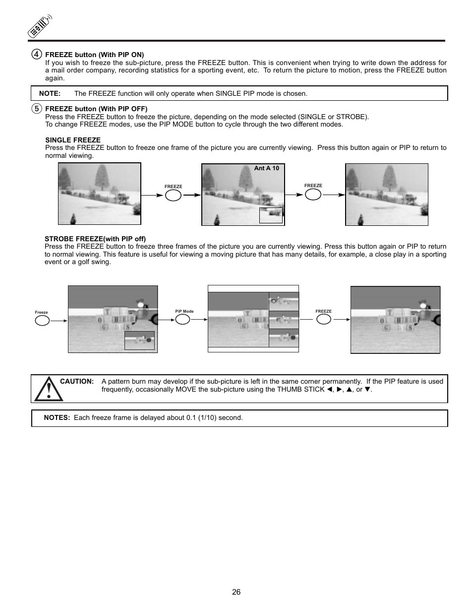 Picture-in-picture (pip) | Ultratec 43FDX10B User Manual | Page 26 / 68