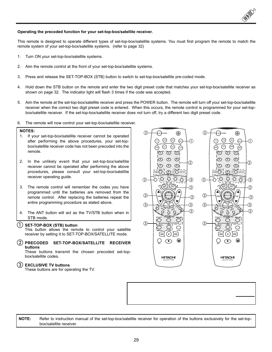 My satellite receiver/stb code is | Ultratec 43FDX10B User Manual | Page 29 / 68