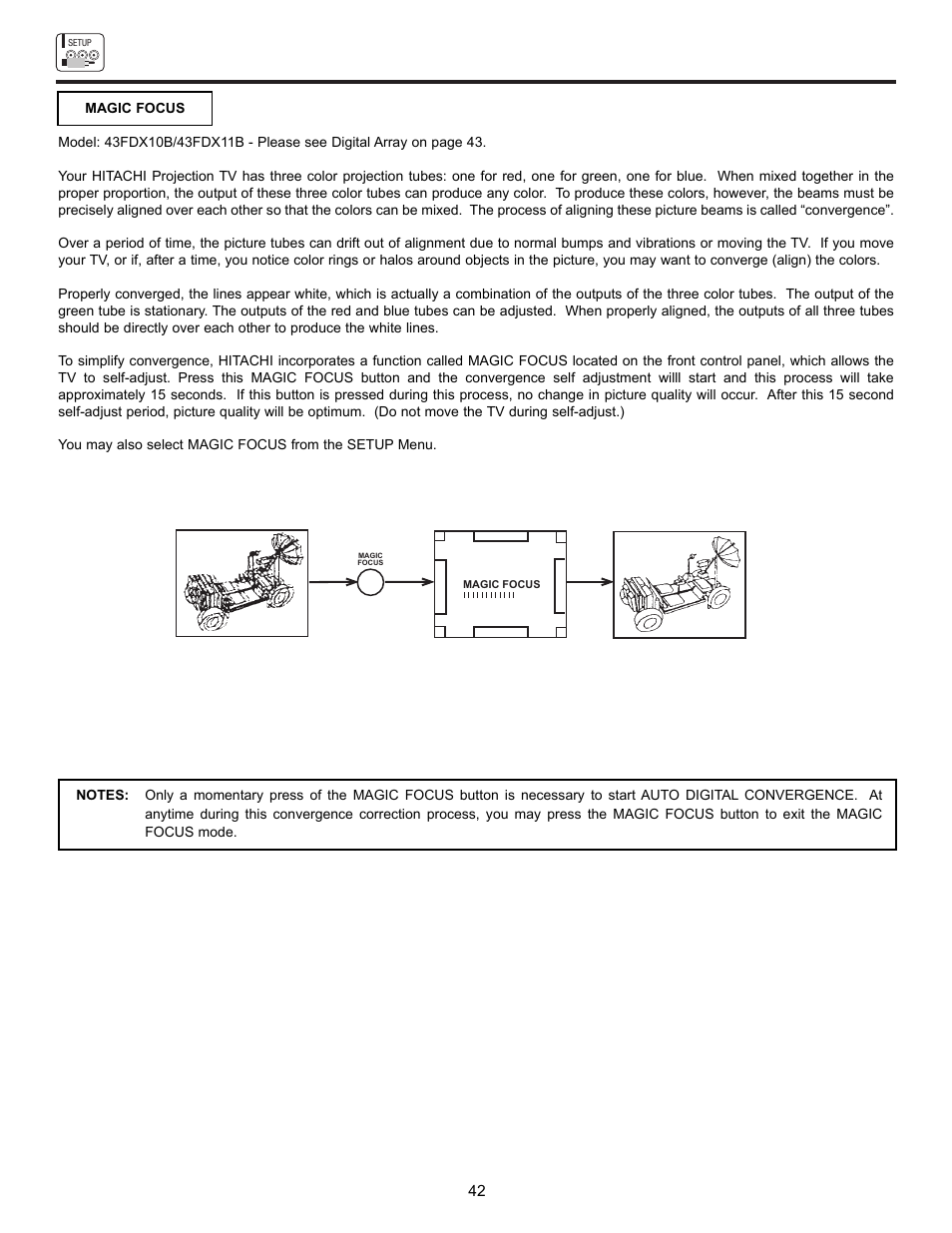 Set up | Ultratec 43FDX10B User Manual | Page 42 / 68