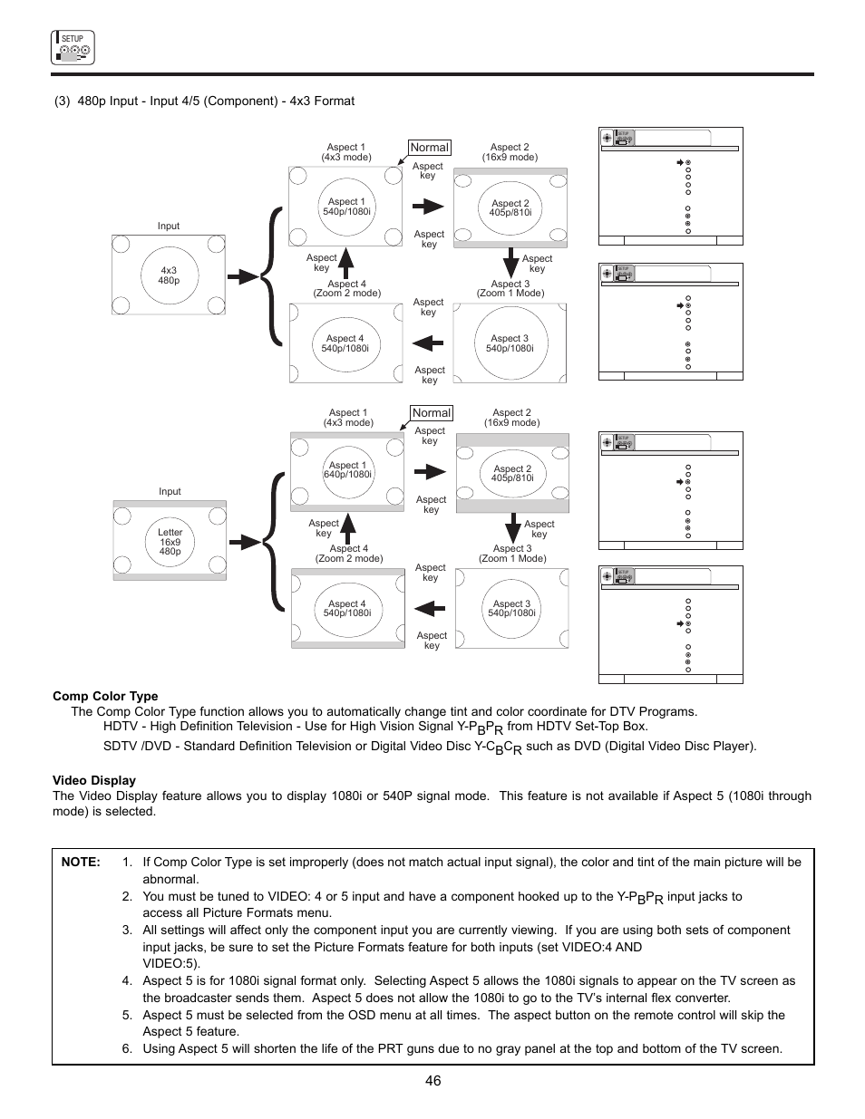 Set up, Normal | Ultratec 43FDX10B User Manual | Page 46 / 68